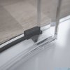 Radaway Idea Black Pdd kabina 100x100cm szkło czarny mat/szkło przejrzyste 387139-01-01/387142-54-01